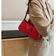 thumbnail image 2 of Bolso de hombro Amszke Y2K Trendy Bow Red Leather para mujer, 2 of 7