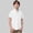 White, variant on AWZXDE Kids Boys Girls Short Sleeve Shirt Summer Casual Solid Gentleman Polo Holiday Shirts Fashion Collar Casual Tee Top Light Pink,6-7 Years