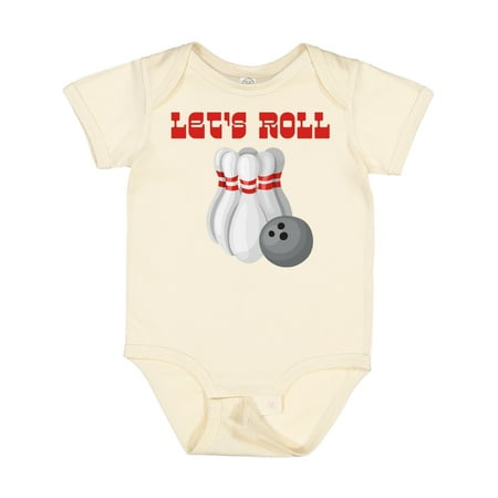 

Inktastic Let s Roll Bowling Gift Baby Boy or Baby Girl Bodysuit