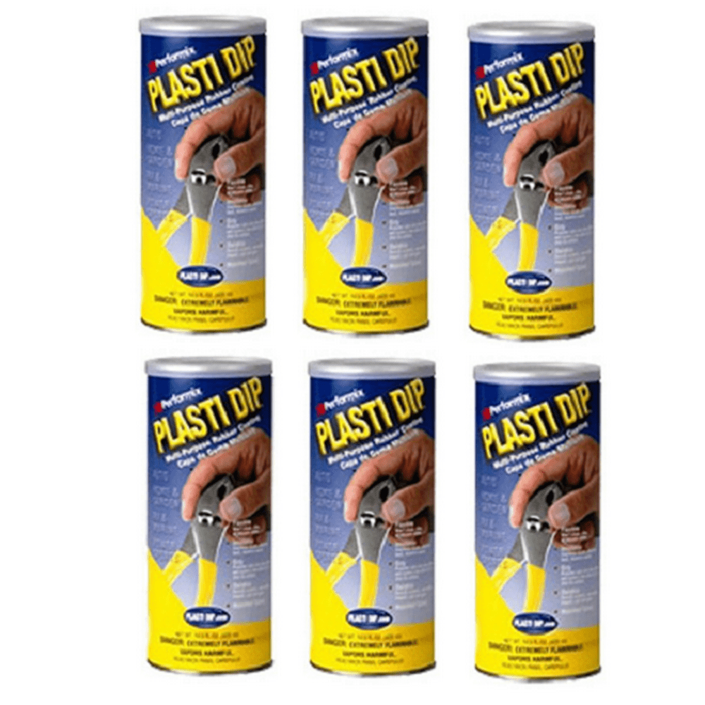 Performix Plasti Dip 11603 Black Rubber Dip Can 6 PACK - Walmart.com ...