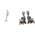 thumbnail image 1 of Figura de escritorio de , estatua de bailarina, adorno de animal, escultura de resina, ideal para regalar, decoración de dormitorio, hogar y o, 1 of 8