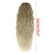 thumbnail image 2 of Pelucas con flequillo para mujer, peluca ondulada suelta con cordón, cola de caballo, cola de caballo, malla elástica, trenza natural y realista, hermosa cola de caballo con patrón de agua., 2 of 5