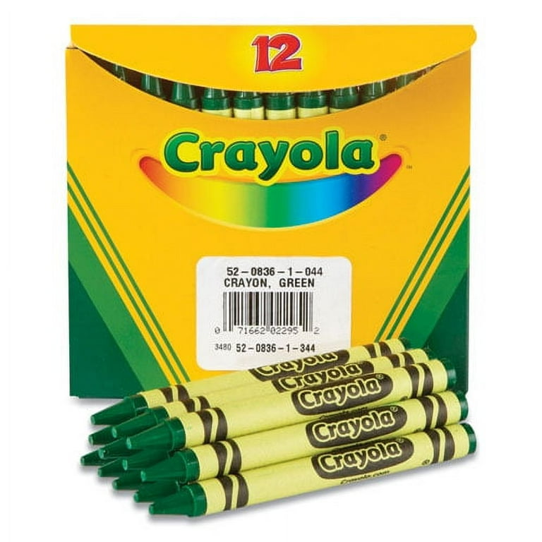 Bulk Crayons, Green, 12/Box Bulk Crayons, Green, 12/Box