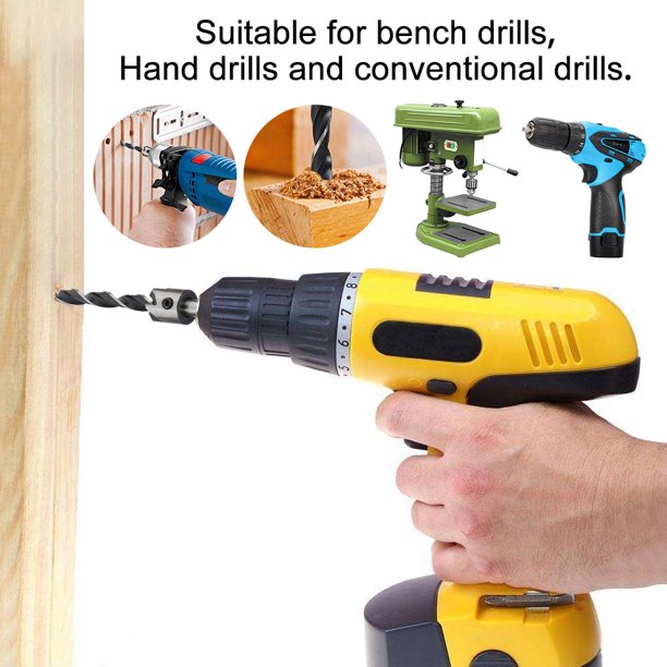LAMPTOP 26-Piece Woodworking Chamfer & Drilling Kit – Countersink Bits, Plug Cutters, Step Drills, Center Punch & L-Wrench For Furniture & DIY