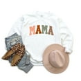 thumbnail image 2 of Mama Block Colorful Sweatshirt Color: Chocolate Size: MEDIUM, 2 of 4