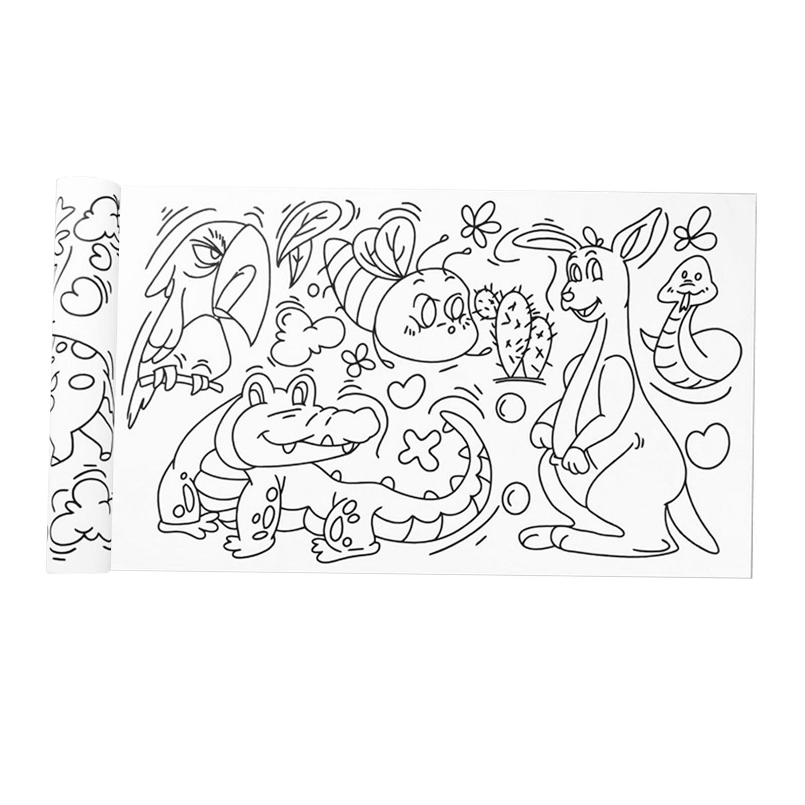 COHEALI 8 Rolls Graffiti Drawing Paper tracing Paper for Drawing Sketch  Paper for Drawing Art Paper for Coloring Painting Decal Drawing for Kids