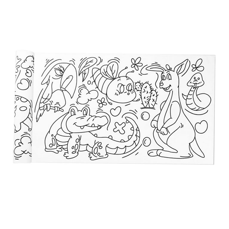Ocean Animal Coloring Roll - Coloring Sheet, Crayola.com