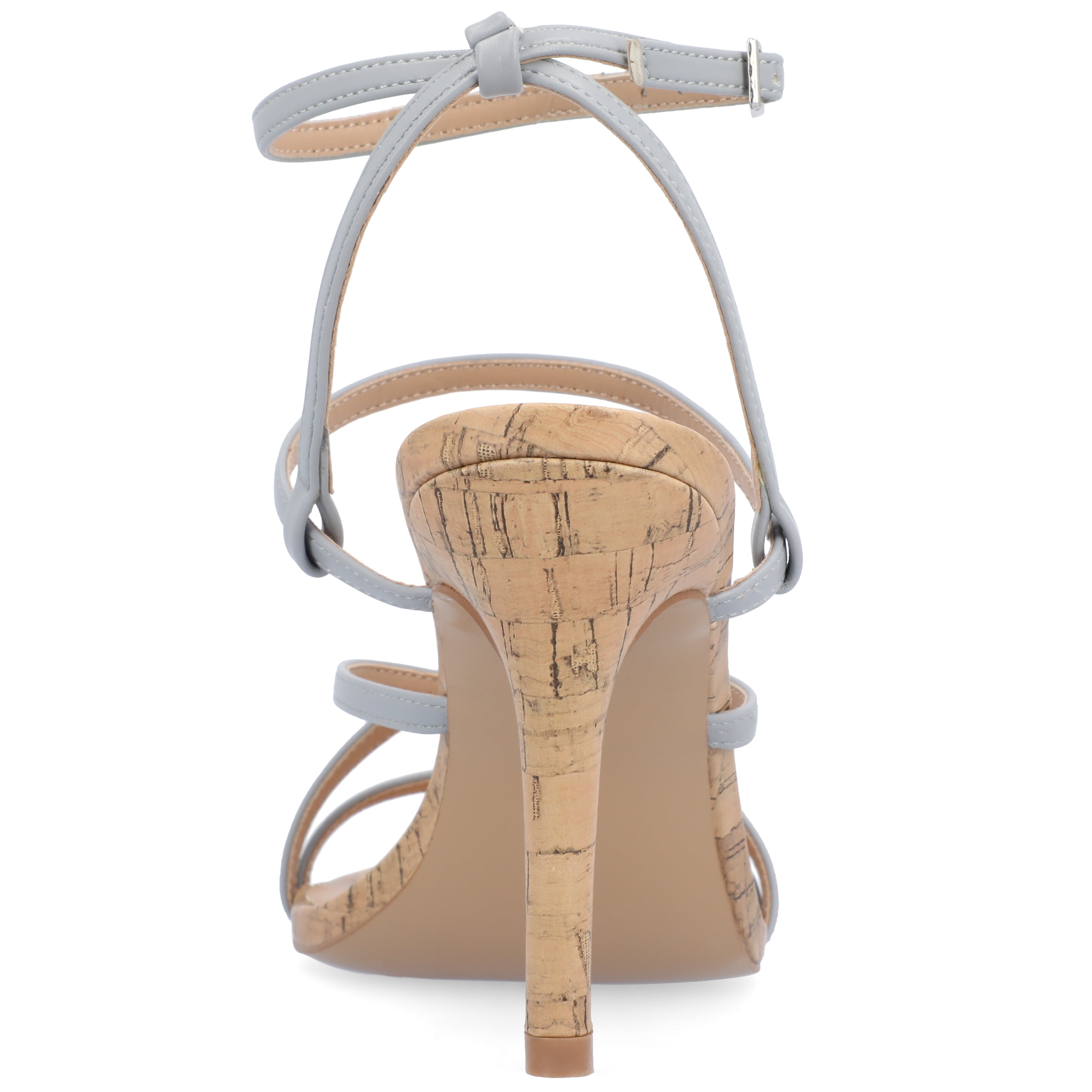 Journee Womens Fylissa Multi Strap Stiletto Open Toe Sandals