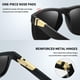 thumbnail image 4 of Gafas de sol Joopin Polarized Black Square para hombre y mujer, 4 of 6