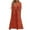 Orange, variant on ATOYSOY Women's Summer Dresses V-Neck Button Eyelet Dress with Pocket Loose Sundresses Short Sleeve Casual Dresses Beach Summer Solid Color (Pink,XXL)