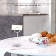 thumbnail image 4 of 24 Pcs Support de Numéro de Table en Acier Inoxydable, Support de Photo Multifonctionnel 85mm pour Mariage, Fête, Bureau, Décoration de Maison, 4 of 7