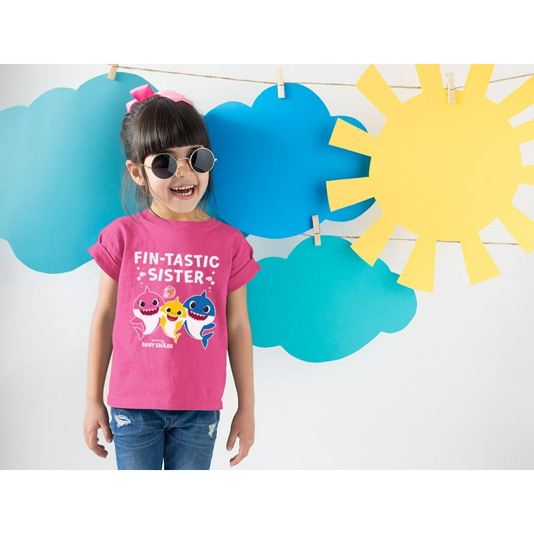 Big Sister Of The Baby Shark Birthday Big Sister Shark Shirt T-Shirt Big Sister Of The Baby Shark Birthday Big Sister Shark Shirt T-Shirt