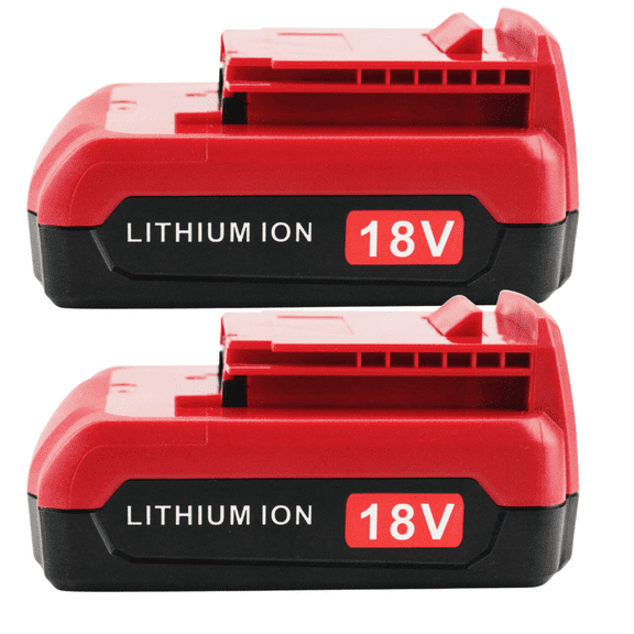 2 Packs 3.0Ah Replacment for Porter Cable 18V Battery Lithium Compatible with Porter Cable 18 Volt Battery PC18B PC188 PC18BL PC18BLX PC18BLEX PCXMVC Cordless Power Tools