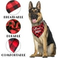 thumbnail image 3 of Dog Bandana, Dog Bandana, Dog Scarf Classical Plaid Printing, Dog Scarf Accessories, Dog Bandana Pet Scarf, Christmas Birthday Thanksgiving Dog Gift, Mama‘s Boy Dog Bandana (N15), 3 of 5