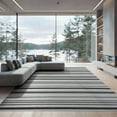 thumbnail image 2 of ODIKA 8'x10' Washable Area Rug Durable, Non-Slip Striped Farmhouse With Even Repeating Bands And Clean Border for Living Room, Under Sectional, Family, 2 of 7