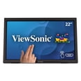 thumbnail image 1 of ViewSonic TD2223 Pantalla táctil multiir IR de 22 pulgadas, 1080p, 10 puntos, con HDMI, VGA, DVI y concentrador USB para el cuidado de los ojos (renovado), 1 of 5