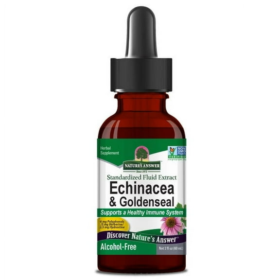 Nature's Answer Echinacea and Goldenseal Root 2oz Alcohol Free