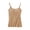 Khaki, variant on Womens Tank Tops With Built In Bra Undershirts for Women Shirts With Built In Bra Basic Tees for Women Workout Tops Racerback Tank With Built In Bra Flowy Tops Camisoles With Built In Bra Beige L
