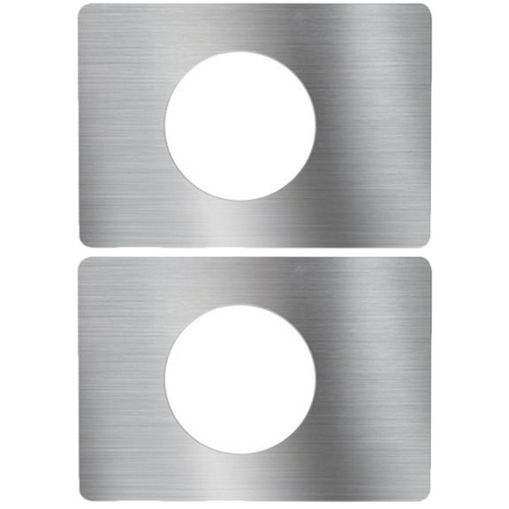 TABLZONE 2-Pack Stainless Steel Deadbolt Cover Plate for Front Door Security Reinforcement and