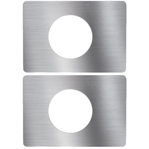 2pcs Door Reinforcement Plate Door Striker Plate Door Knob Plate Accessory