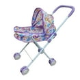 thumbnail image 2 of Lipstore Poussette Jouet pour Poupée Coordination Interactive Pliable Simulation Poussette Jouet Jeu d'Imitation pour Jeu de Rôle Maison de Vacances violet, 2 of 8
