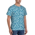 thumbnail image 2 of Vsdgher Beautiful Floral Print Men's Dry Fit Mesh Athletic Shirts Moisture Wicking Tennis T-Shirt Tops, 2 of 9