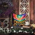 thumbnail image 5 of Colorful Sunflowers Fabric Decorative Pillow 14 in x 14 in, 5 of 5