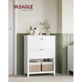 thumbnail image 2 of VASAGLE Mueble de Baño, Armario de Baño, 30 x 60 x 80 cm, 2 Cajones, 2 Cestas, Aparador, Blanco Nube, 2 of 6