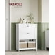 thumbnail image 2 of VASAGLE Mueble de Baño, Armario de Baño, 30 x 60 x 80 cm, 2 Cajones, 2 Cestas, Aparador, Blanco Nube, 2 of 6