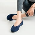 thumbnail image 5 of Ataiwee Women's Wide Width Flat Shoes，Plus Size Round Toe Slip on Wide Ballet Shoes., 5 of 6