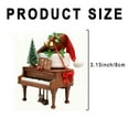thumbnail image 5 of Piano Christmas Ornament, Piano Player Tree Decoration, Acrylic 2D Flat Instrument Ornament, Piano Hanging Decorations, Keepsake for Music Lovers, Musician Gift, 5 of 6