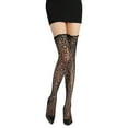 thumbnail image 2 of Penkiiy Bas Résille pour Femmes Collants en Nylon à Mailles pour Femmes Pantalons Aguichant Bas Résille Ajourés Collants Noirs, 2 of 3