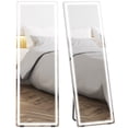 thumbnail image 1 of HOMCOM LED Standing Mirror with 3 Colour Lighting, Full Length Body Mirror, 1 of 10