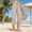 Beige, variant on Women's High Waisted Wide Leg Sweatpants Drawstring Elastic Waist Cropped Pants with Pockets for Athletic Workout and Boho Streetwear Beige S