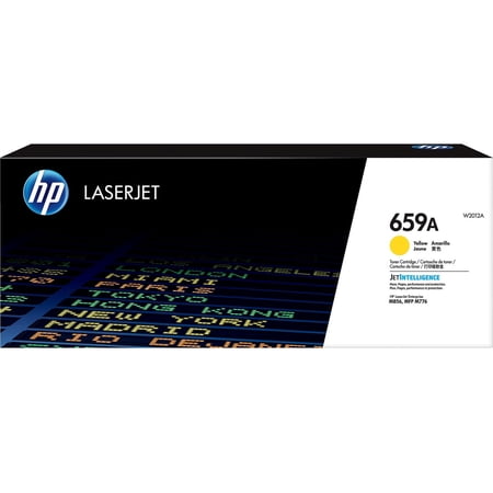 HP 659A Yellow Original LaserJet Toner Cartridge, ~13,000 pages, W2012A