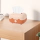 thumbnail image 4 of Caja de pañuelos con tapa para el hogar, organizador de pañuelos de escritorio, porta pañuelos multifuncional, caja de pañuelos con estampado de cerdo, almacenamiento de pañuelos para el baño, dispen, 4 of 9
