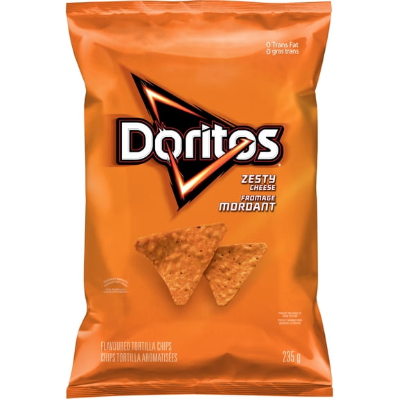 Chips tortilla aromatisées Doritos Fromage mordant