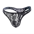 thumbnail image 1 of Tanga de encaje para hombres de Europa y Estados Unidos, ropa interior sexy, ropa interior sexy, pantalones T transparentes para hombres, 1 of 1
