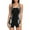 Black/Gray, variant on Charmo Womens Boyleg One Piece Swimsuit Athletic Swimwear Lap Bathing Suit