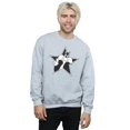 thumbnail image 2 of Looney Tunes Mens Sylvester Mono Star Sweatshirt, 2 of 5