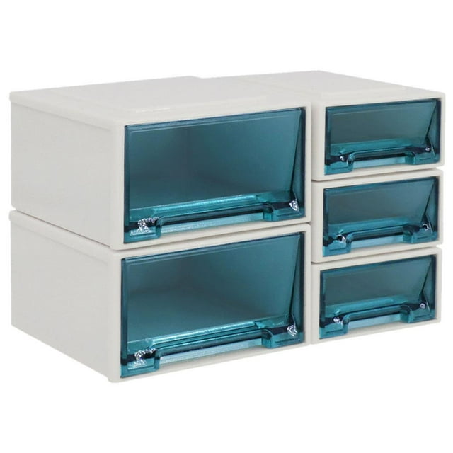 Caja de plástico multicolor Cajas de almacenamiento organizadoras realmente Zulema Cesta de almacenamiento en miniatura