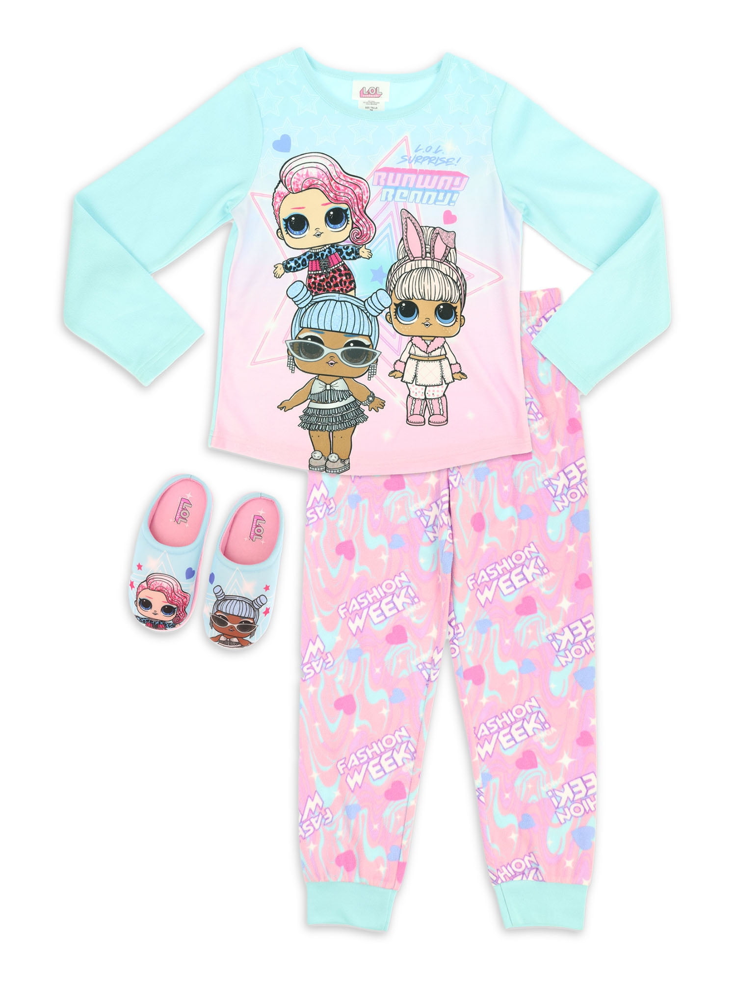 L.O.L. Surprise Girls 2 Piece Pajama Set with Benin Ubuy