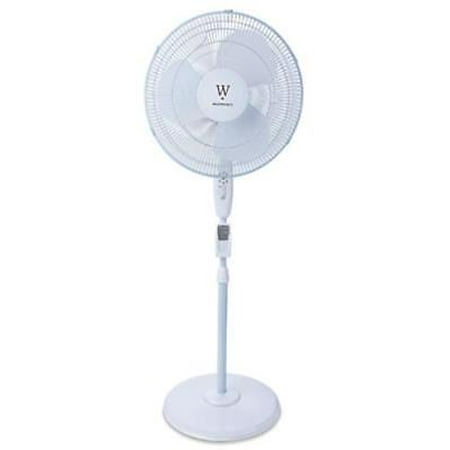 NEW Westpointe 16 3 Speed Oscillation Stand Fan With Remote Control 4 Hou