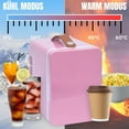 thumbnail image 6 of COM1950s Mini Ac Unit Portable 2In1 Mini Fridge 4L Small Mini Bar with Cool and Heat Function Portable 110V Ac Portable Small Fridge for Car Cosmetics Drinks Fruit Small Ac Unit Portable, 6 of 9