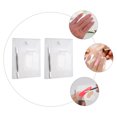 thumbnail image 3 of Miangastore Foundation Tray Nail Art Color Mixing Palettes White 2Pcs Spatulas, 3 of 9