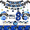 Blue-8, variant on Video Game Party Decorations - 9th Birthday Decorations for Boys, HAPPY BIRTHDAY Banner, Video Game Balloons, Number 9 Blue Balloons, Gaming Hanging Swirls, Game On Birthday Party Supplies