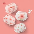 thumbnail image 4 of NIEWTR Girls Toddler Underwear Kids Panties Soft Cotton Briefs Comfortable Cute Print Pattern（A01-Pink,4-5 Years), 4 of 8