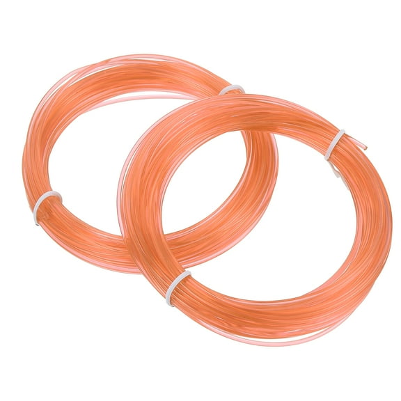 Uxcell 2 Pcs 3D Pen Filament, 1.75mm Dia 33ft Length PLA 3D Printing Pen Filament Refills for 1.75mm 3D Printing Pen, Transparent Orange
