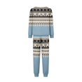 thumbnail image 6 of Lvotionpl Match Family Christmas Pjs, Matching Christmas Pajamas Long Sleeve Top & Pants Set Matching Holiday Family Pajama Xmas Sets, 6 of 6