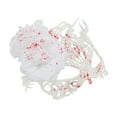 thumbnail image 1 of Unique Bargains 1 Pc Rose Phoenixs Party Mask White Pink Lace, 1 of 5